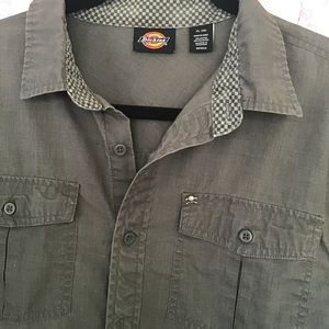 Boys/Teens - Gray Dickies Shirt - Sz XXL (18)